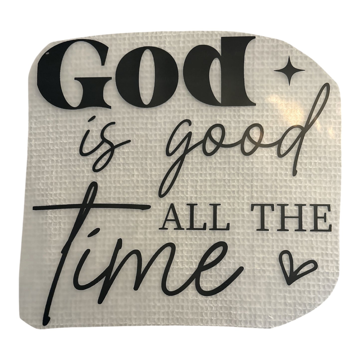 God is GOOD