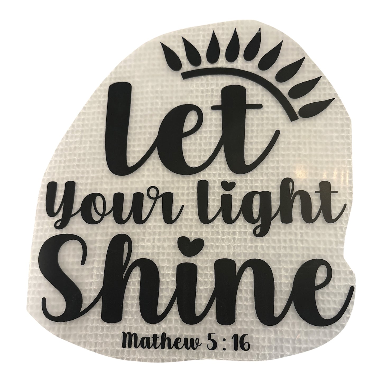 Let your light shine