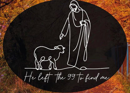 He left the 99 - White Graphic