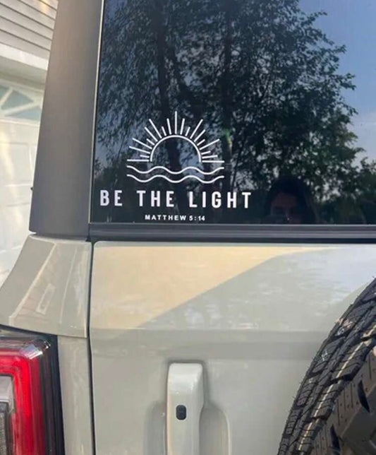 Be The Light Matthew 5:14 Decal