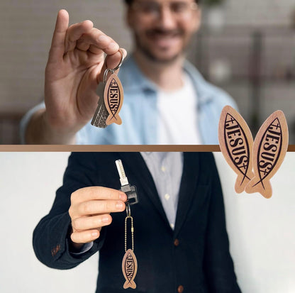 Beaded Chain Wooden Hangings