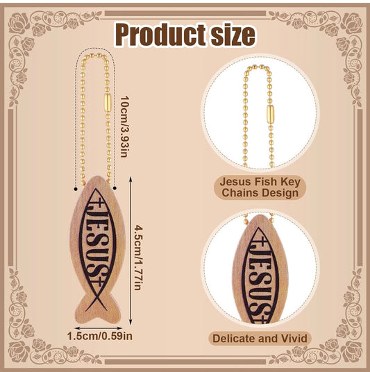 Beaded Chain Wooden Hangings