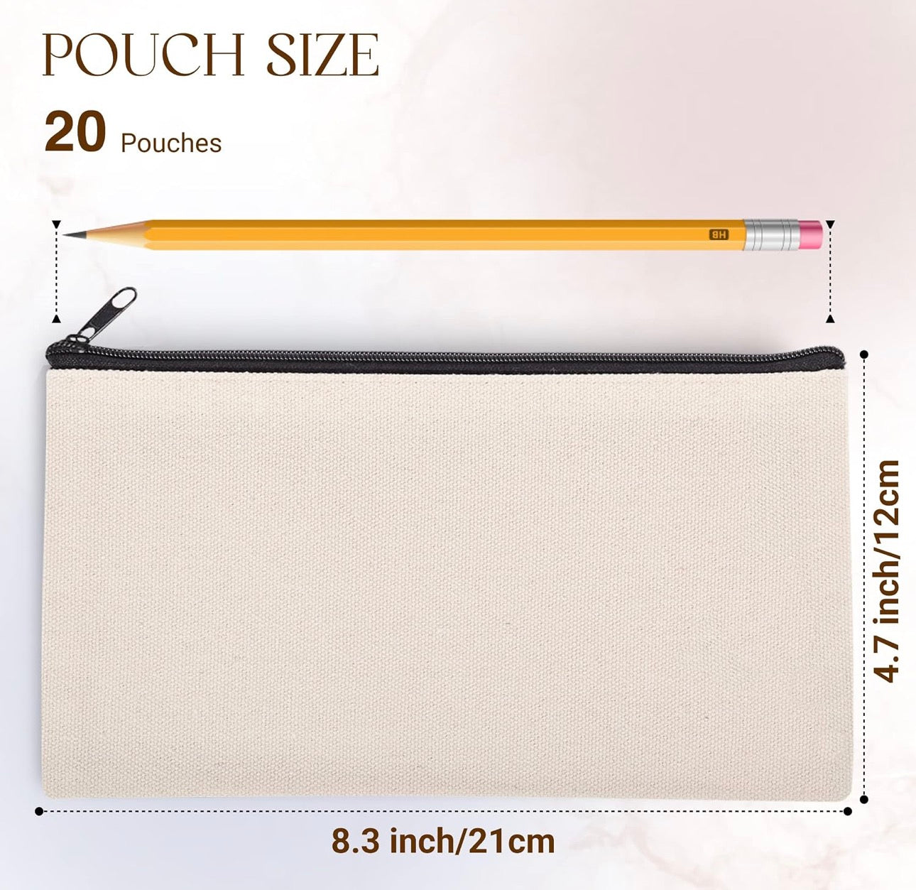 Canvas Zipper Pouch