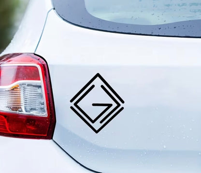 God Is Greater Than The Peaks and The Valleys Vinyl Decal - Diamond