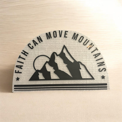 Faith Can Move Mountains - White Graphic