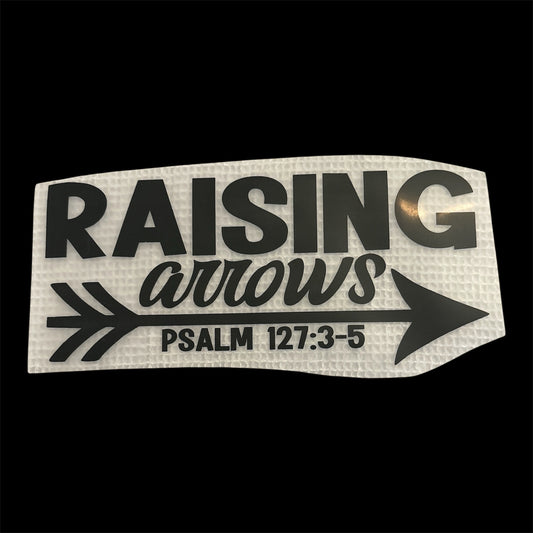 Raising Arrows - Black Graphic