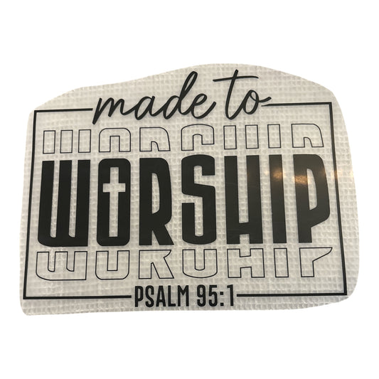 Made to Worship - Psalm 95:1