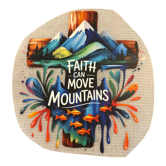 Faith Can Move Mountains - Colorful