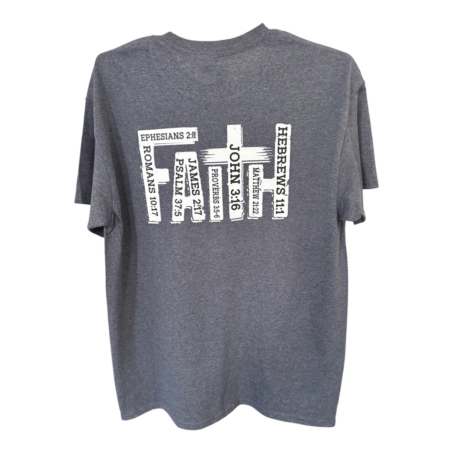 Faith - Verses - Black Graphic