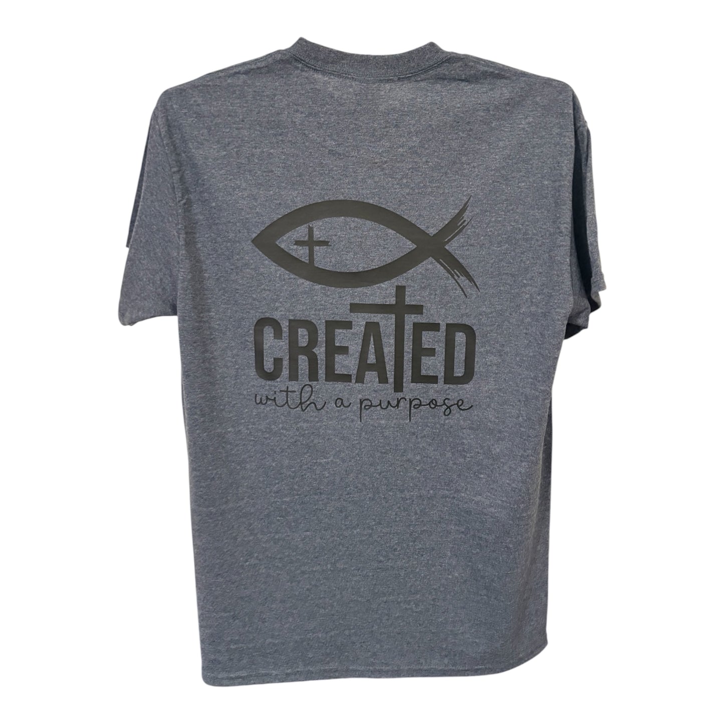 Created With a Purpose - Black Graphic