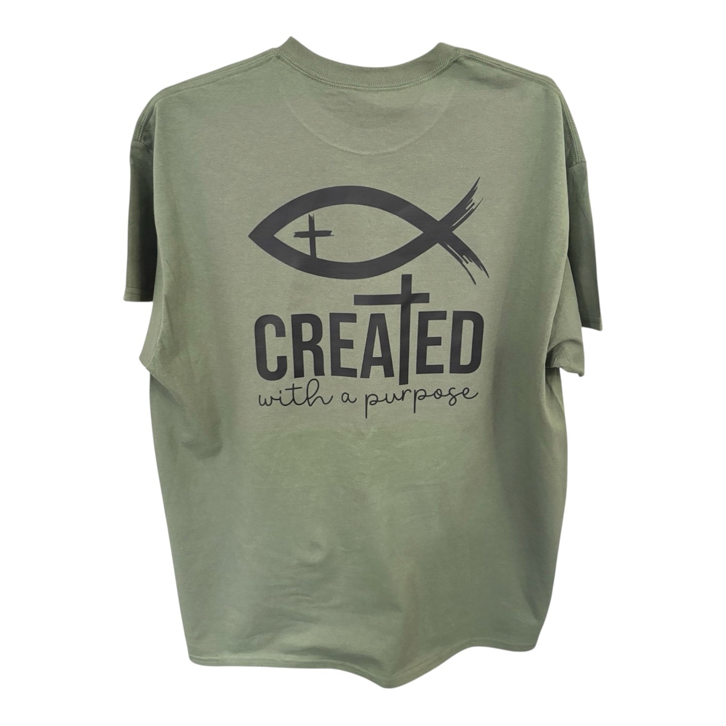 Created With a Purpose - Black Graphic