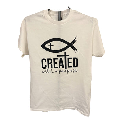 Created With a Purpose - Black Graphic