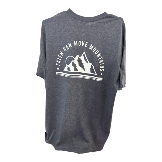 Faith Can Move Mountains - White Graphic