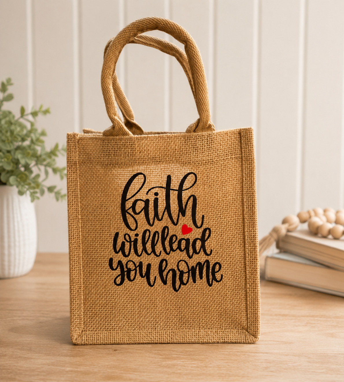 Customized Burlap Bag - Medium