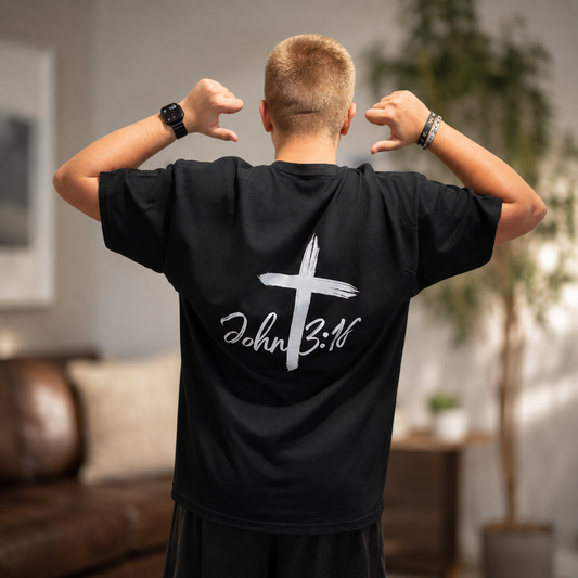 John 3:16 - White Graphic