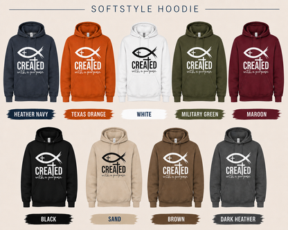 Created with a Purpose - White Graphic