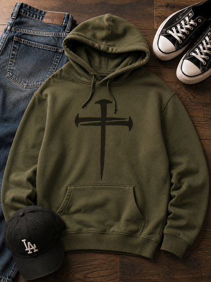 3 Nails Cross - Black Graphic
