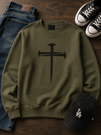 3 Nails Cross - Black Graphic