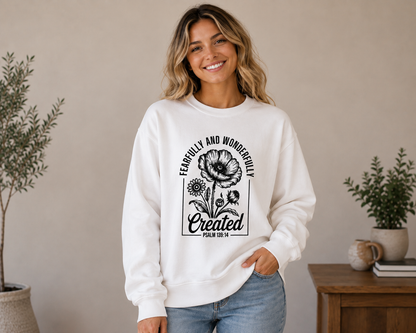 Fearfully & Wonderfully Created - Black Graphic