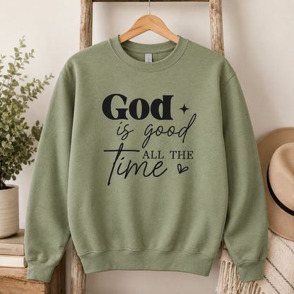 God Is Good All The Time - Black Graphic