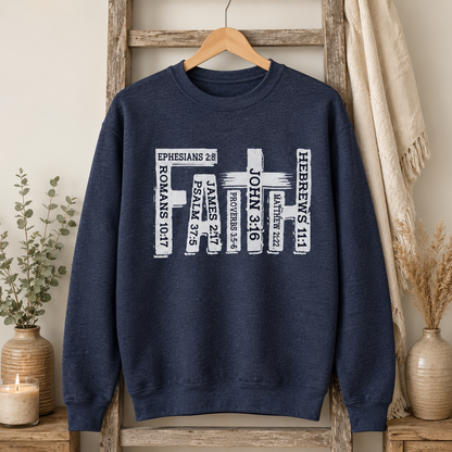 Faith - Verses - White Graphic