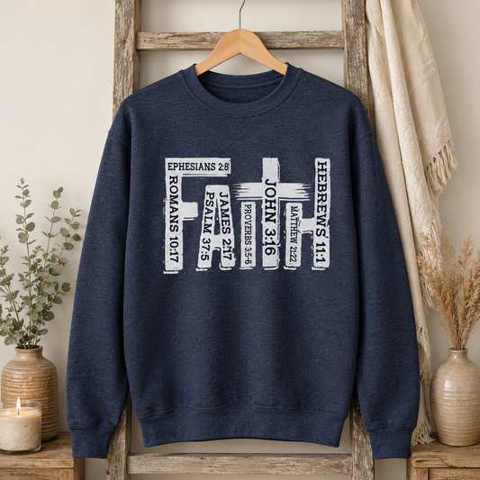 Faith - Verses - White Graphic