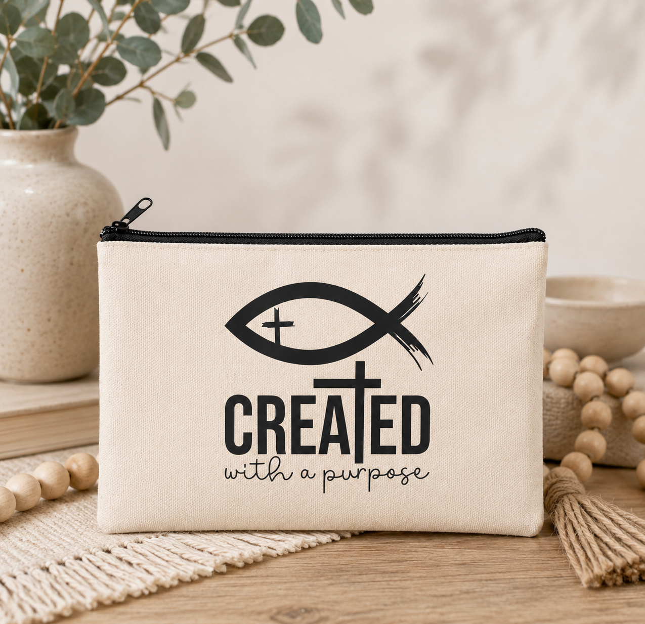 Canvas Zipper Pouch