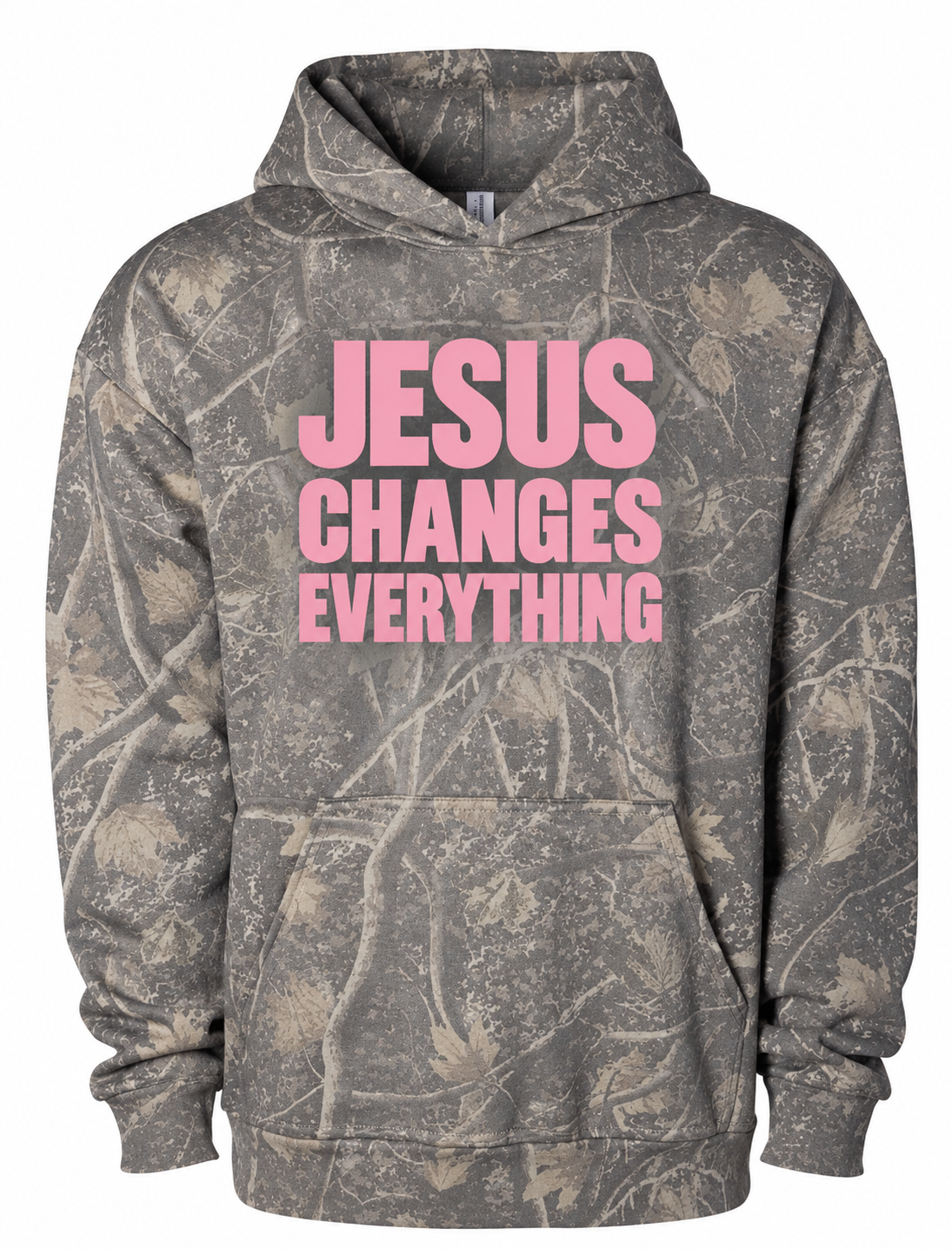 Jesus Changes Everything Deadtree Camo Hoodie