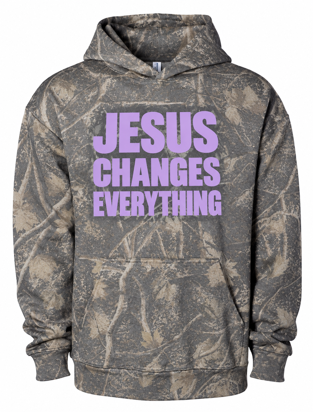 Jesus Changes Everything Deadtree Camo Hoodie