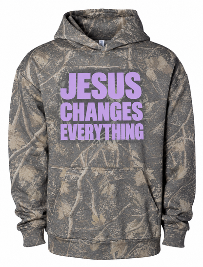 Jesus Changes Everything Deadtree Camo Hoodie