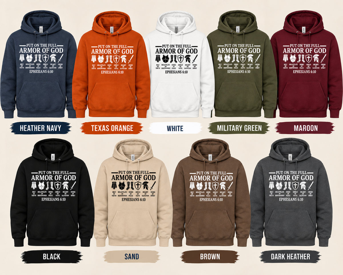 Armor of God - White Graphic