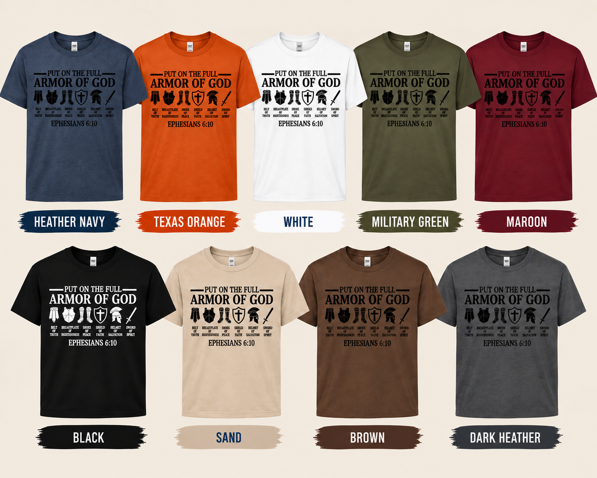 Armor of God - Black Graphic